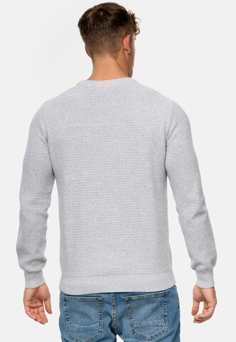 INDICODE JEANS Sweater ' Lourdes ' in Grey