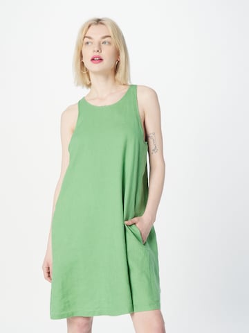 UNITED COLORS OF BENETTON Obleka | zelena barva: sprednja stran