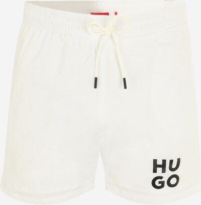 HUGO Shorts de bain 'PAOL' en noir / blanc, Vue avec produit