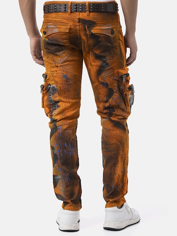 CIPO & BAXX Regular Jeanshose 'CD902' in Straight Fit in Orange