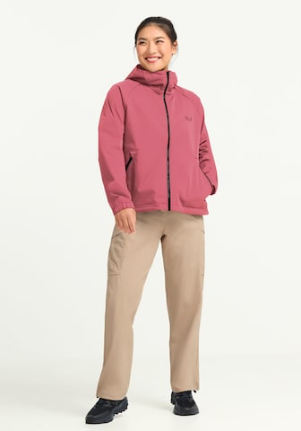 JACK WOLFSKIN Outdoor Jacket 'Mahani' in Pink