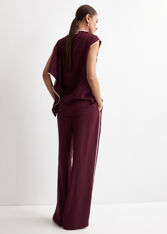 MANGO Regular Pants 'Sun' in Red