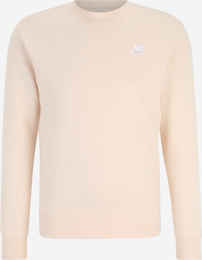 Nike Sportswear Sweat-shirt en beige clair / blanc, Vue avec produit