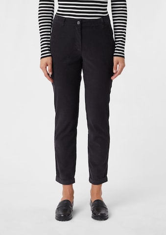 Regular Pantalon COMMA en noir : devant