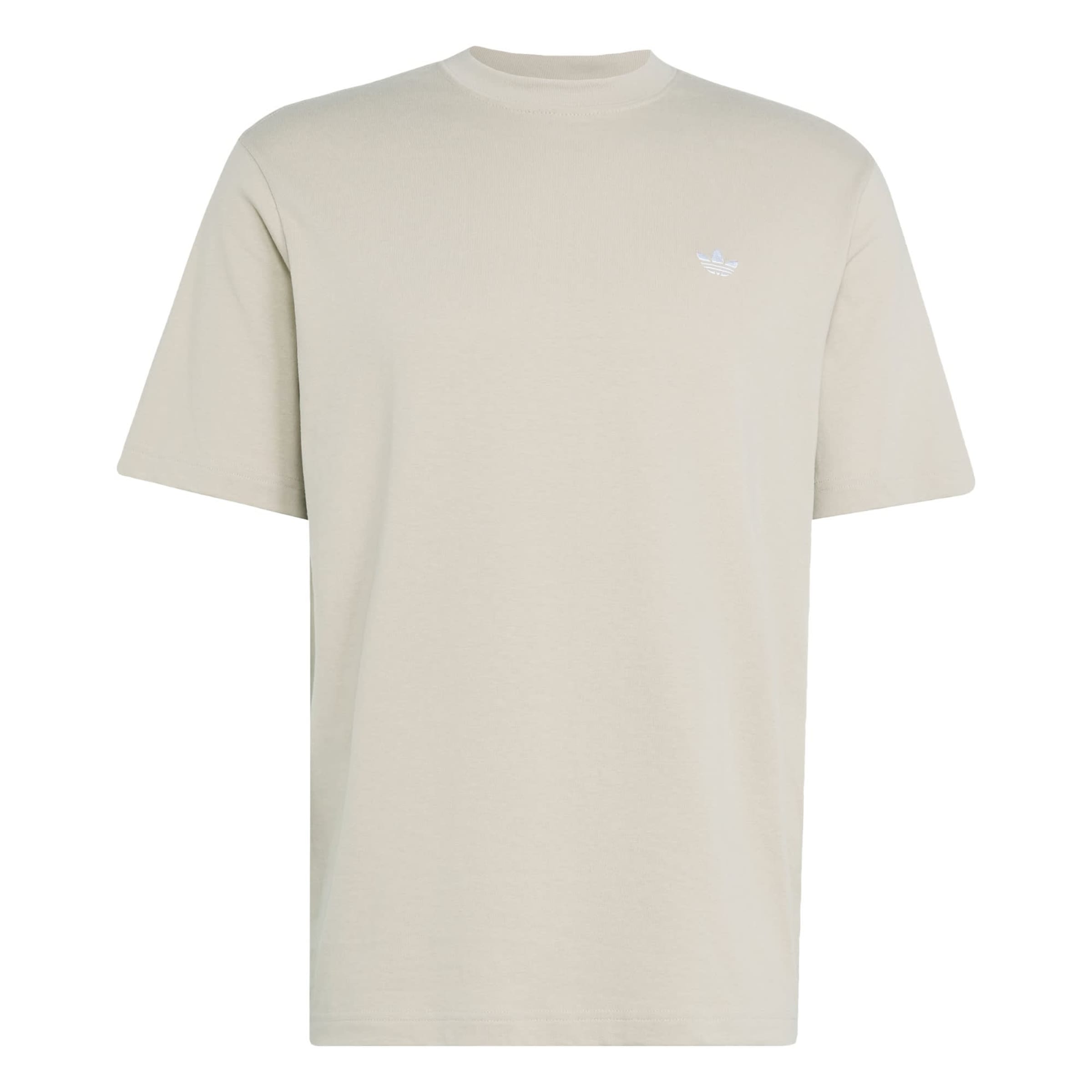 ADIDAS ORIGINALS Shirt 'Trefoil Essentials' in Beige: voorkant