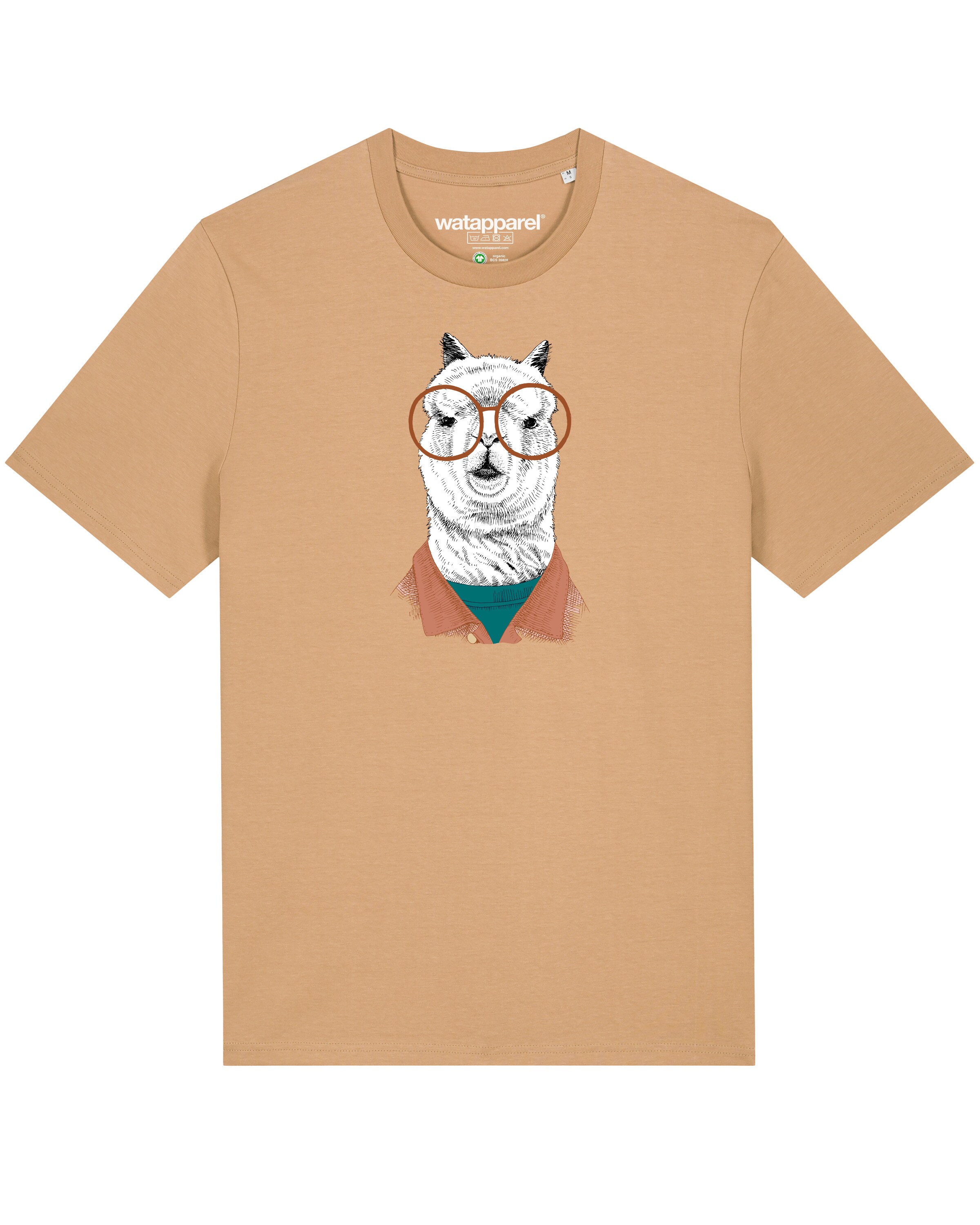 Watapparel Shirt 'Lama' in Beige: front