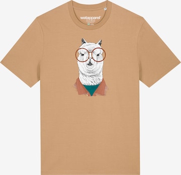 Watapparel Shirt 'Lama' in Beige: front
