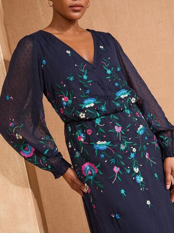 love & roses Jurk in Blauw