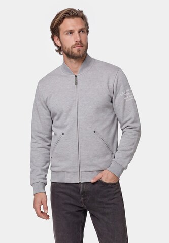 DreiMaster Vintage Sweatvest in Grijs: voorkant