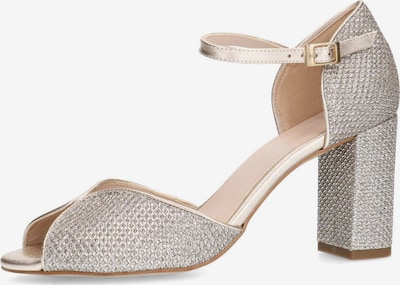 MANFIELD Sandale in gold, Produktansicht