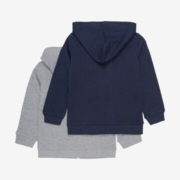 MINYMO Kapuzensweatjacke in Grau