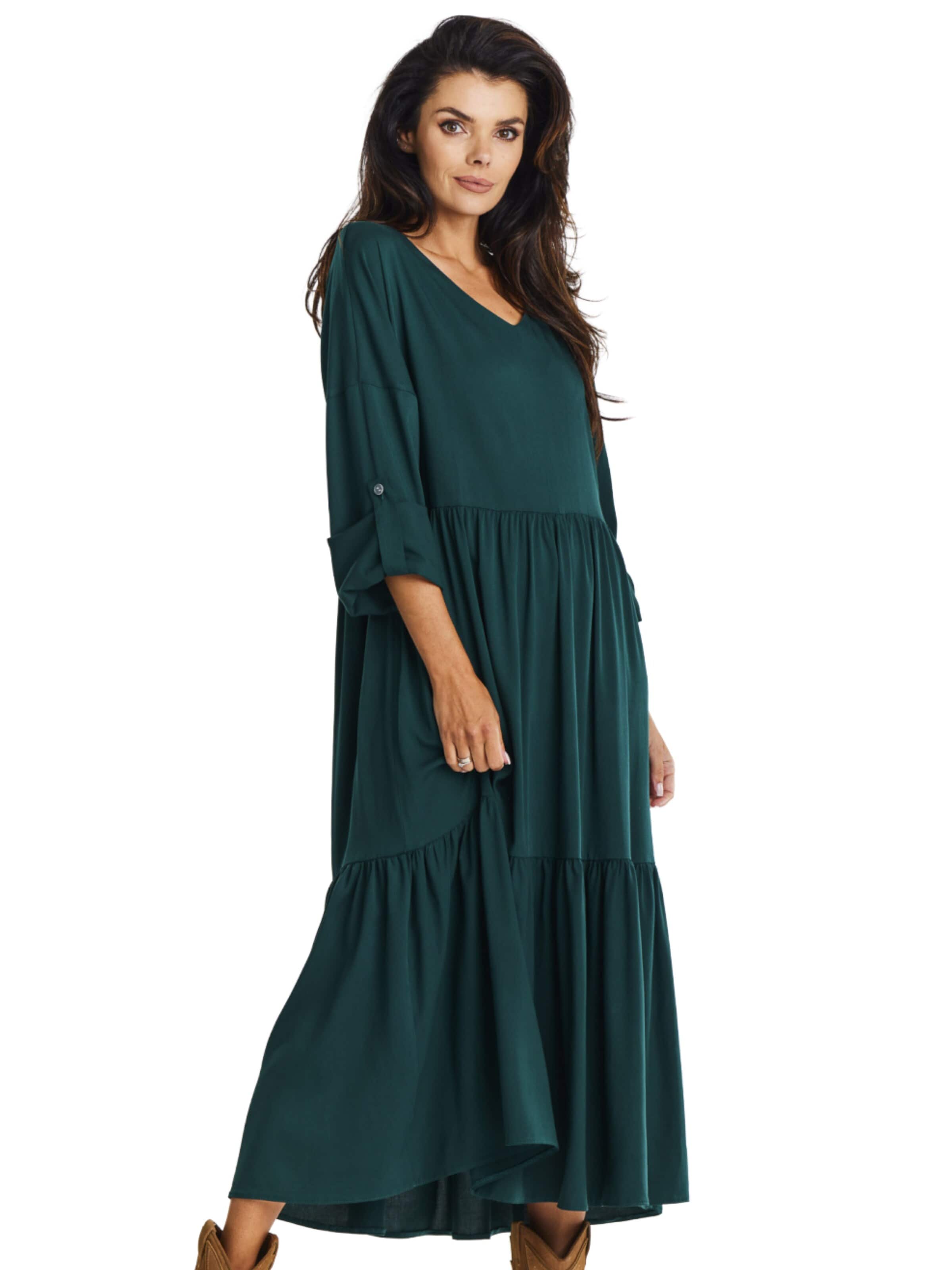 amorubi.com Dress in Green: front