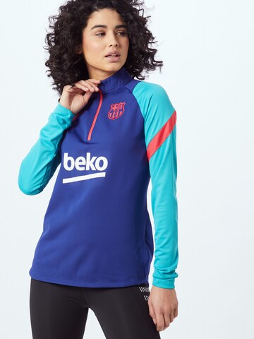 NIKE Sport sweatshirt 'FC Barcelona Academy Pro' i blå: framsida