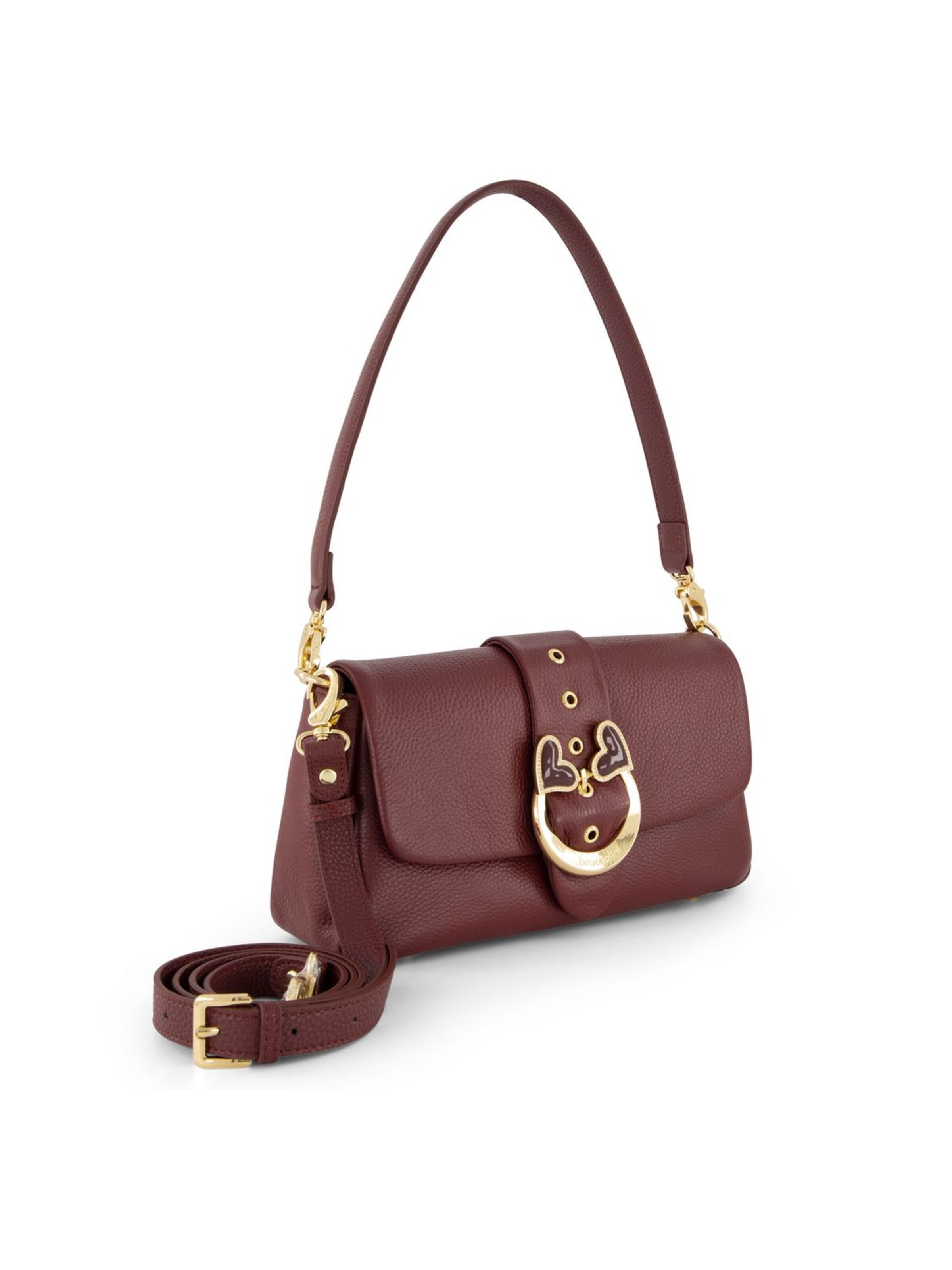Borsa a spalla 'Baroque' di Braccialini in rosso