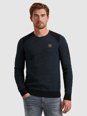 PME Legend - Jersey 'Pullover with crewneck' en azul: frente