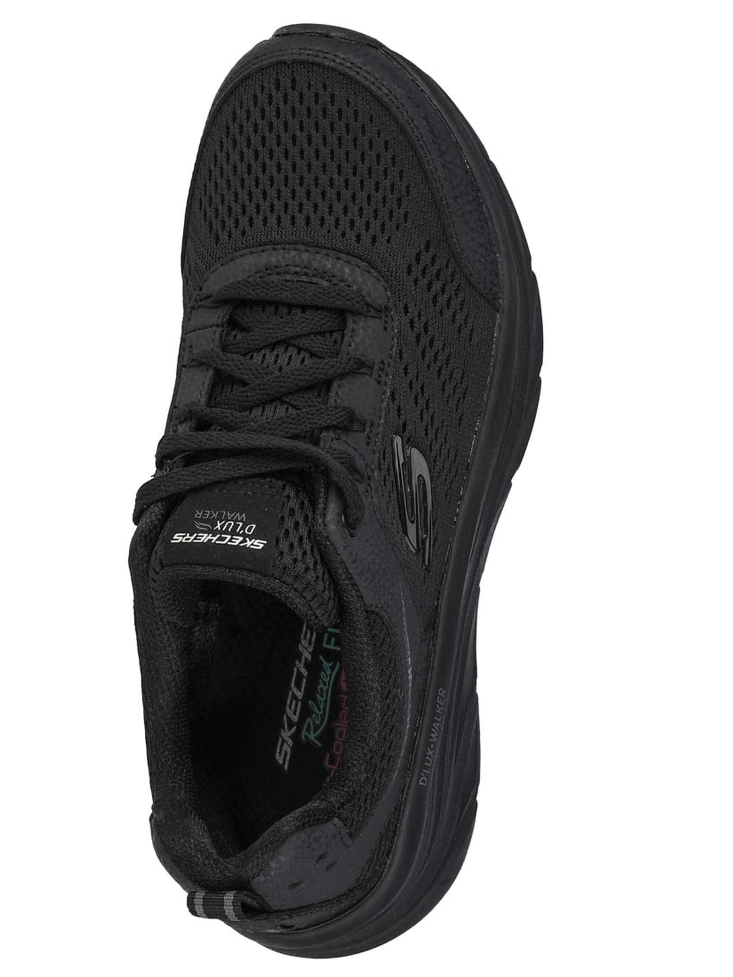 Baskets basses 'Skechers Relaxed Fit: D'Lux Walker - Infinite Motion' SKECHERS en noir
