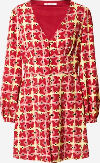 GLAMOROUS Košilové šaty - žlutá / růžová / červená / černá, Produkt