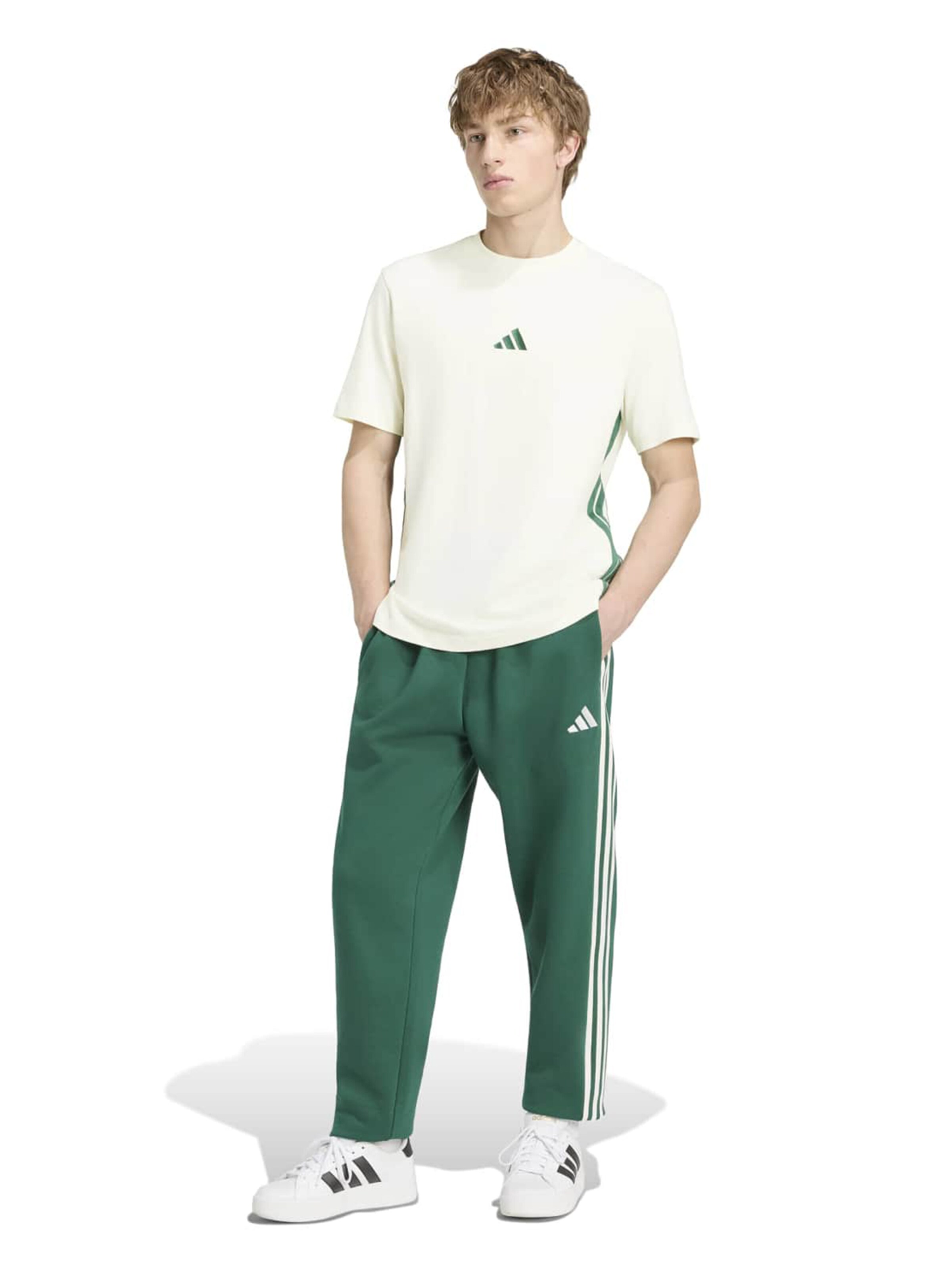 ADIDAS SPORTSWEAR Tapered Sportbroek in Groen