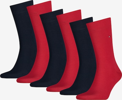 TOMMY HILFIGER Socken in rot / schwarz, Produktansicht