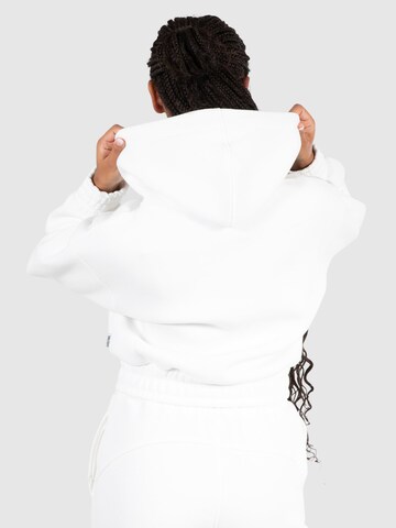 Smilodox Zip-Up Hoodie 'Eleen' in White