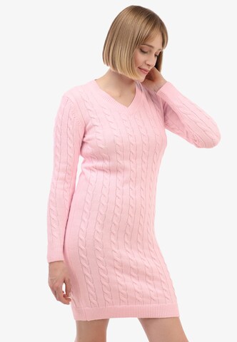 Robes en maille Felix Hardy en rose