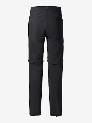 VAUDE Regular Outdoor Pants 'YARAS' in Black
