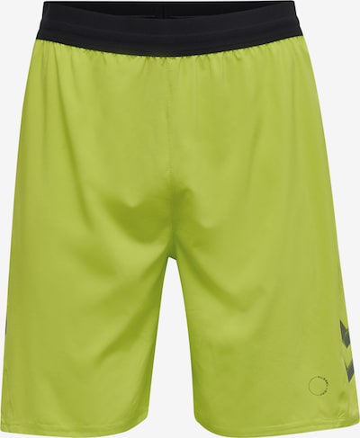 Hummel Sportbroek in de kleur Marine / Neongroen / Zwart, Productweergave