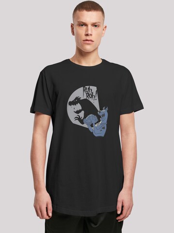F4NT4STIC T-Shirt 'Ruh Roh' in Schwarz: Vorderseite