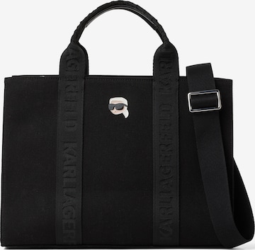 Karl Lagerfeld Käsilaukku 'Ikon' värissä musta: etupuoli