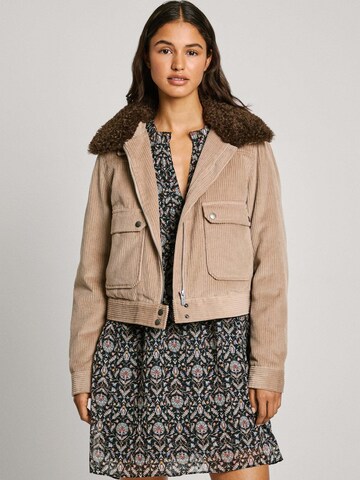 Pepe Jeans Tussenjas 'Candance' in Beige: voorkant