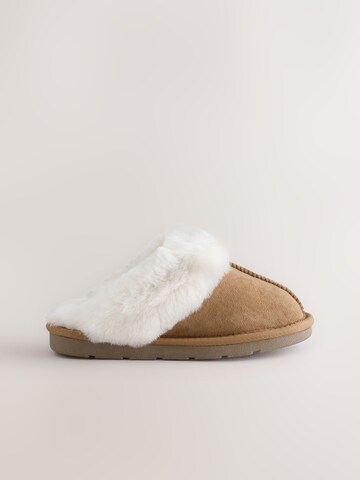 Next - Zapatillas de casa en marrón