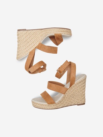 ONLY Strap Sandals 'AMELIA' in Brown