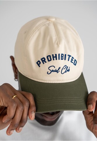 Prohibited Cap in White