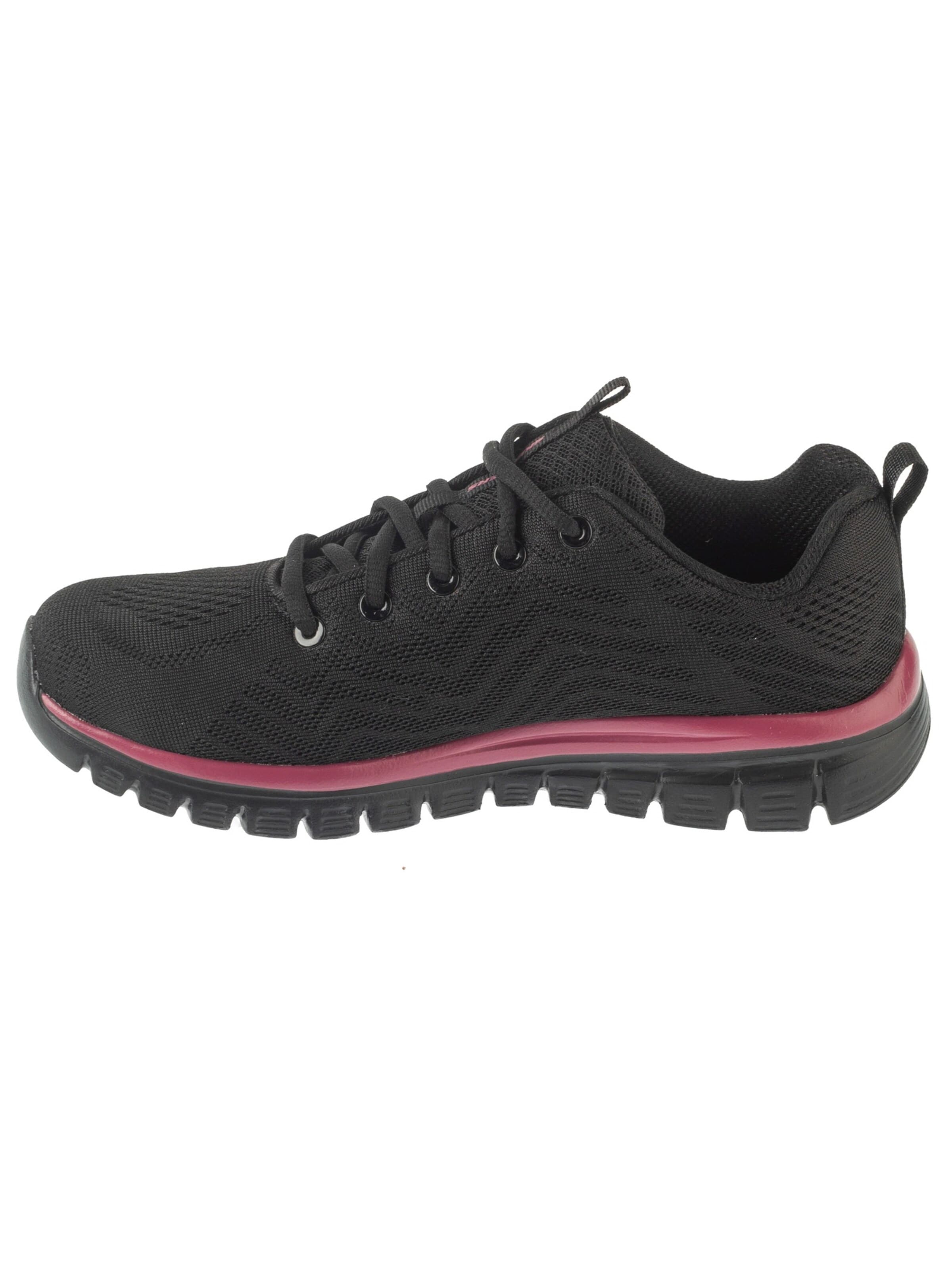 SKECHERS Sneakers laag 'Skechers Graceful - Get Connected' in Zwart