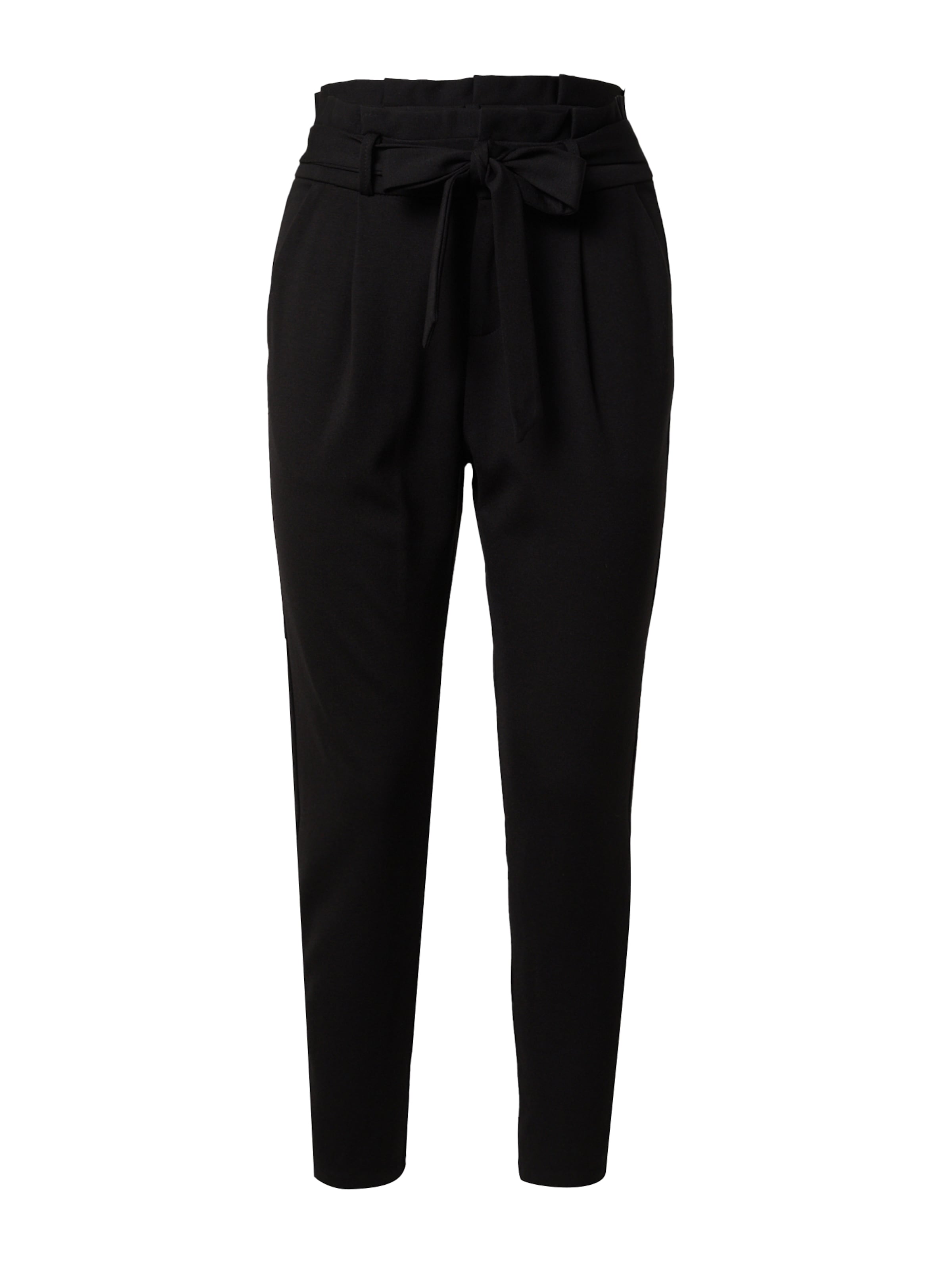 regular Pantaloni con pieghe 'Eva' di Vero Moda Petite in nero: frontale