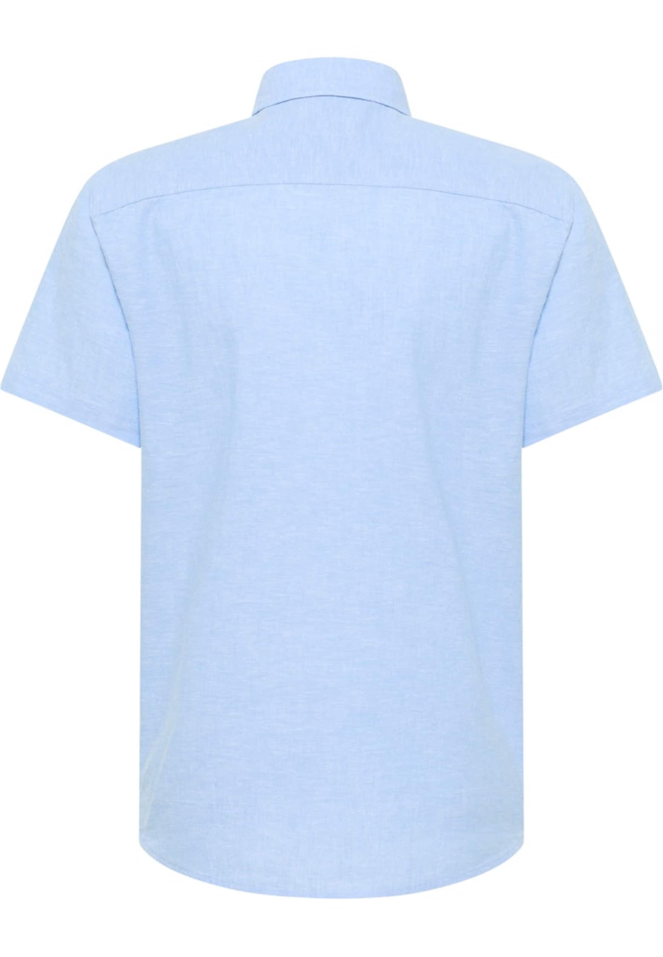 MUSTANG Comfort Fit Skjorta 'BERKELEY' i blå