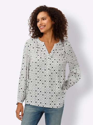Camicia da donna di heine in nero: frontale