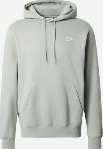 Nike Sportswear Collegepaita 'CLUB' värissä vihreä: etupuoli