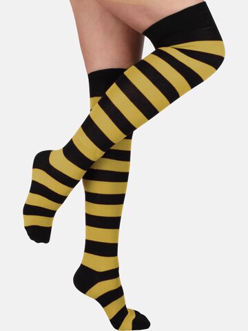 Chaussettes montantes normani en noir