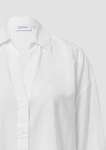 Chemisier comma casual identity en blanc