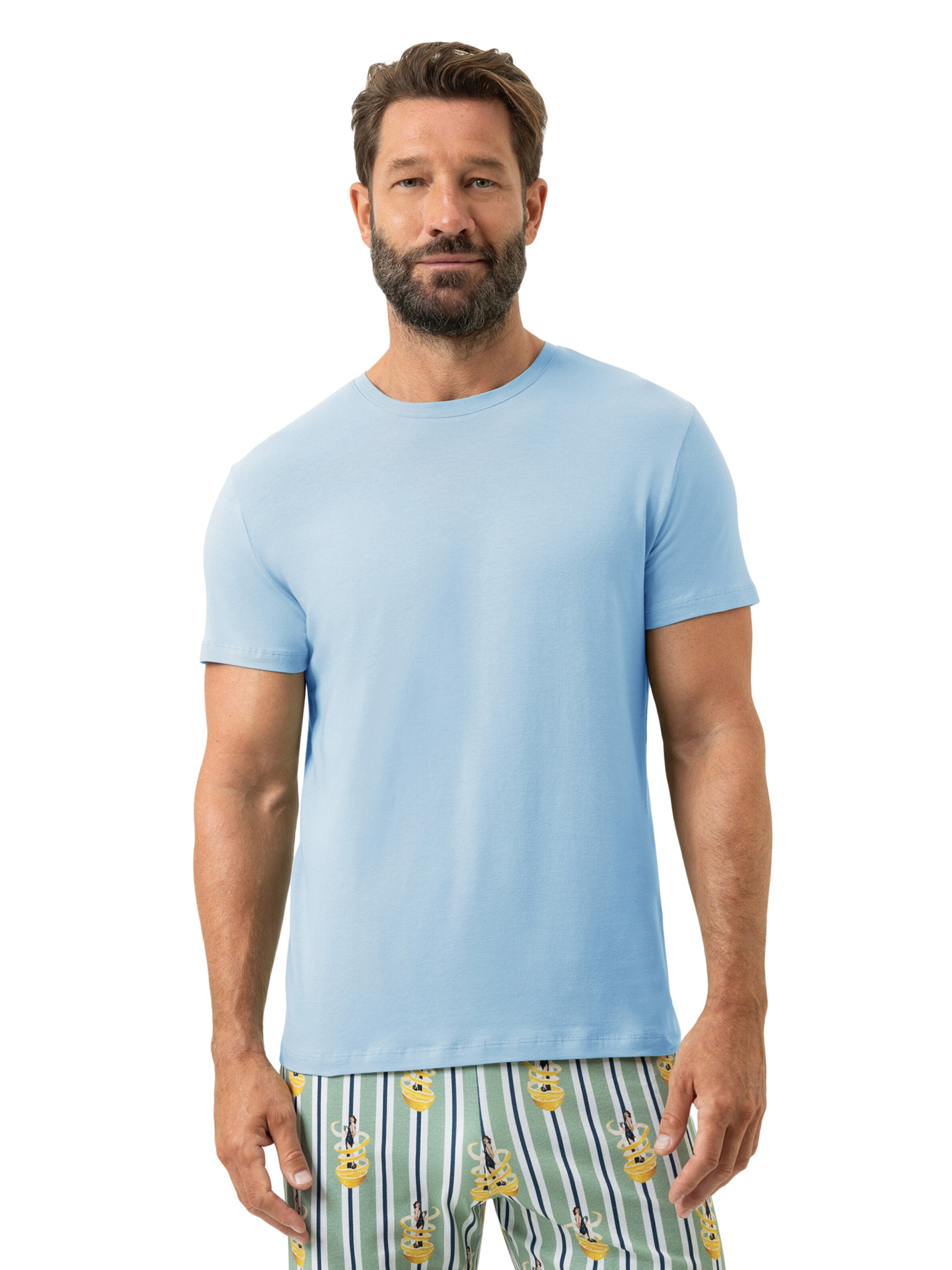 Mey Shirt in Blauw: voorkant