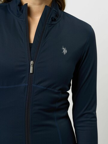 U.S. POLO ASSN. Sweatvest 'Kira' in Blauw