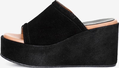 CAFè NOIR Sandalen in schwarz, Produktansicht