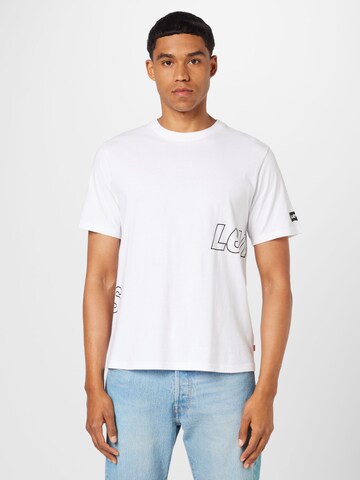 LEVI'S ® - Camisa 'Relaxed Fit Tee' em branco: frente
