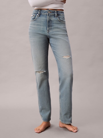 Calvin Klein Jeans Слим Джинсы в Синий: спереди