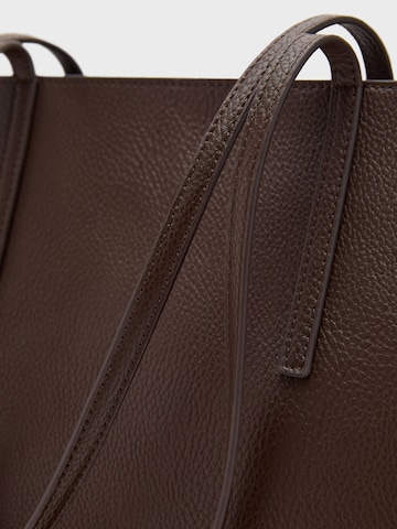 MANGO Shopper táska 'MARIBEL2' - barna