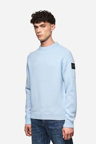 Weekend Offender Sweatshirt 'ZAGREB' in Blau: Vorderseite