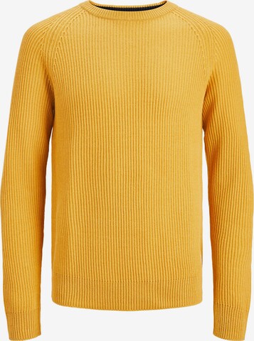 JACK & JONES Sweater in Yellow: front