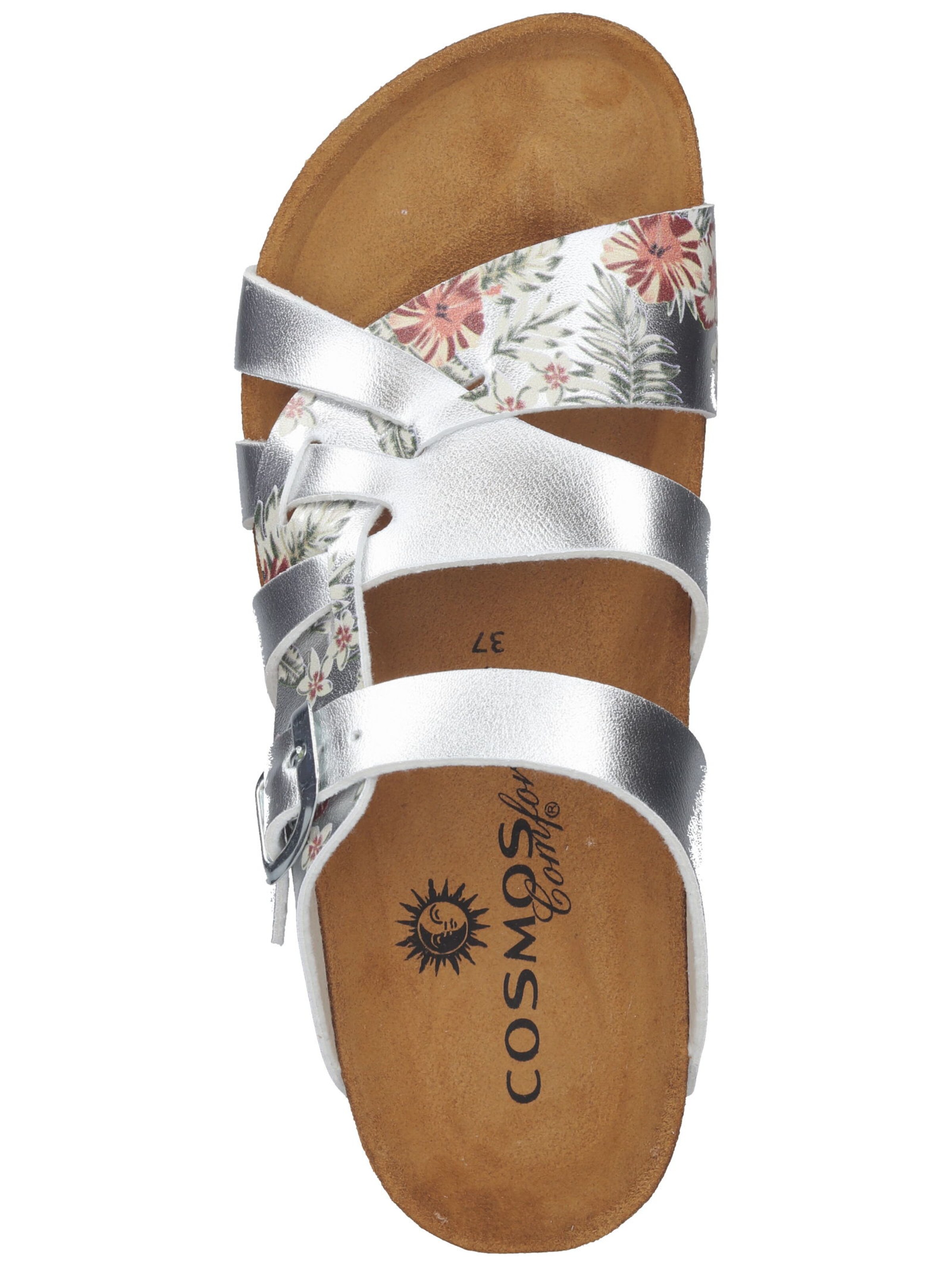 Frauen Pantoletten COSMOS COMFORT Pantolette in Silber - PE67407 Frauen Pantoletten COSMOS COMFORT Pantolette in Silber - PE67407