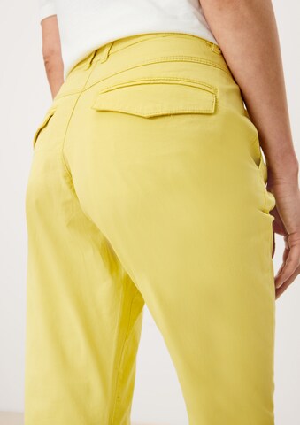 s.Oliver Regular Hose in Gelb